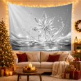 thumbnail image 3 of Highly Rendering Crystalline with Cannabis Leaf Appears Made, Mystical Fantasy for Space Lovers, Galaxy Room Decor, Mother'S Day Gift, Tapestry Wall Hanging for Bedroom and Dorm, 3 of 7
