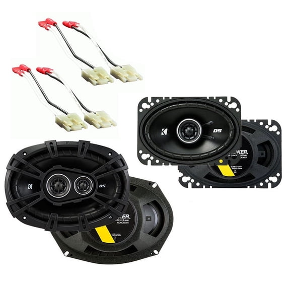 Fits Chevy Caprice 1991-1993 Factory Speaker Upgrade Kicker DSC46 DSC693 Package