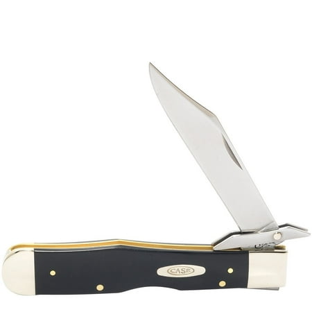 Item No 22481 WR Case And Sons Cutlery Black Synthetic Exclusives SS Cheetah, Made in Bradford, PA USA By CASE