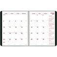 thumbnail image 3 of Brownline, REDCB1262VBLK, DuraFlex 14-Month Monthly Planner, 1 Each, Black, 3 of 3
