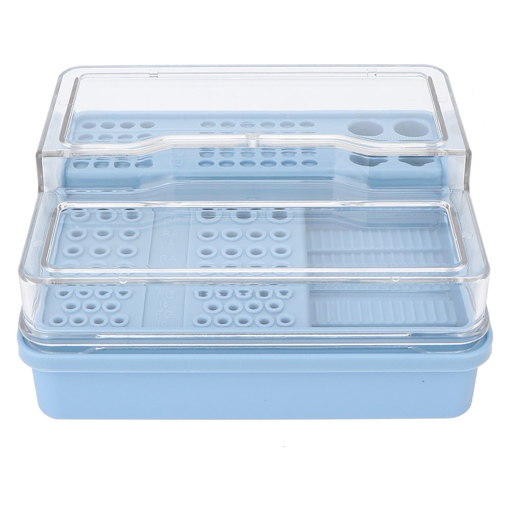 Mgaxyff Burs Dental Sterilization Box, Dental Block Support,Burs Dental