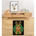 thumbnail image 2 of EHJRE Christmas Latch Hook Kit DIY Rug Making Carpet Embroidery Kit Elk, 2 of 9