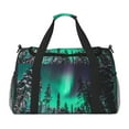 thumbnail image 1 of Disketp Northern Lights 2 Bolsa de Viaje Tipo Duffle, Bolso de Mano para Fin de Semana para Mujer, Bolsa de Gimnasio Ligera para Hombre, Esencial para Viajes, 1 of 7