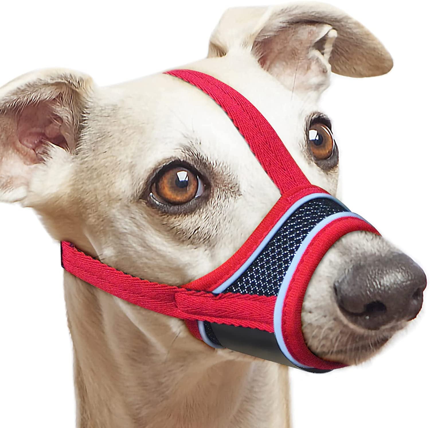5 Sizes TRIXIE Pet Dog Puppy Polyester Net Insert Muzzle Anti Bark No Bite 