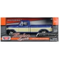 thumbnail image 3 of 1979 Ford F-150 Pickup Truck 2 Tone Blue/Cream 1/24 Diecast Model Car by Motormax, 3 of 3