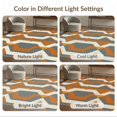 thumbnail image 7 of ODIKA 6'x9' Washable Area Rug Non-Slip, Easy Care, Scandinavian Minimalist Asymmetrical Motif Transitional Style for Family Room, Living Room, Master Bedroom, 7 of 7
