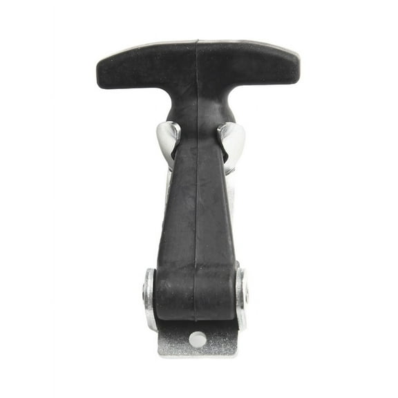 10 Pcs Flexible Rubber T Handle Draw Latches with Stainless Steel Brackets