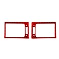 thumbnail image 2 of Real Bright Soft Car Interior Carbon Fiber Sticker Decoration2Pcs Red Carbon Fiber Side Air Vent Outlet Cover For Honda Odyssey 05-10Auto Car Protection Interior Accessories, 2 of 8