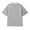 Gray, variant on yillto Big and Tall Shirts for Mens Basic Plain Short Sleeve Round Neck Buttons Loose Summer Tshirts