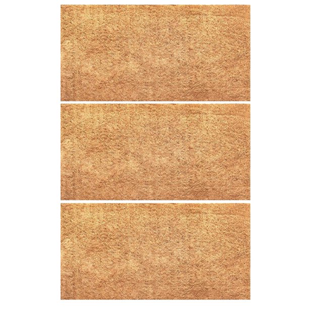 XM Culture 3Pcs Coco Liner Roll Breathable TearResistant Coir Coconut
