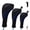 Blue, variant on 3 Pcs Blue Golf Club Head Covers Set, fits Driver, Fairway Woods & Hybrid Clubs with Interchangeable Number Tags (3, 4, 5, 7, X)