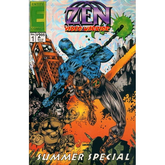 Zen Intergalactic Ninja Summer Special: Video Warrior #1 VF ; Entity Comic Book