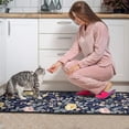 thumbnail image 3 of Pioneer Flower Floral Print Pattern Kitchen Rugs Sets Of 2,Anti Fatigue Kitchen Mat Rugs Non Slip Washable,Decorative Kitchen Floor Mats for Kitchen,Sink,Laundry,17"X30"+17"X47", 3 of 7