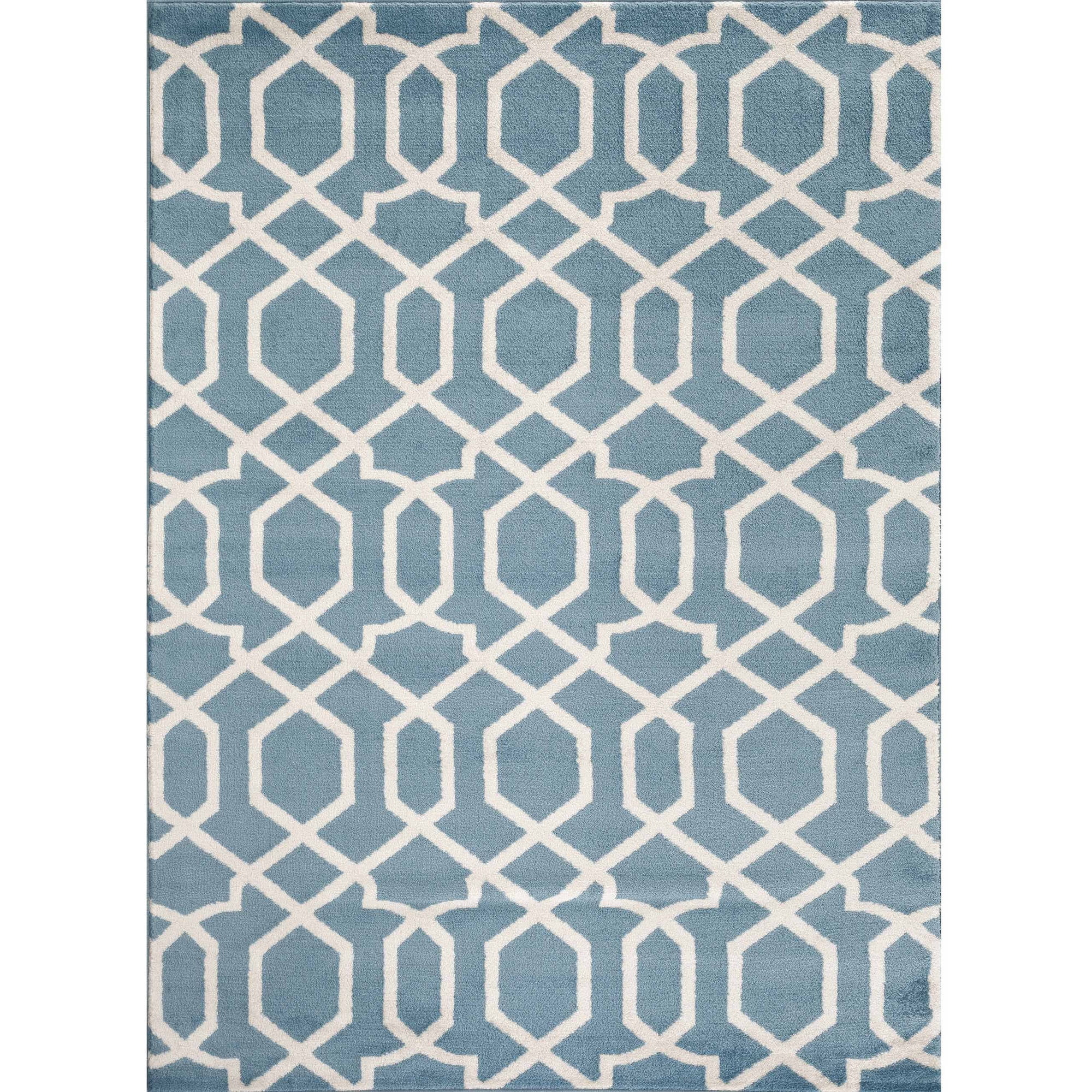 World Rug Gallery Contemporary Trellis Design Indoor Area Rug