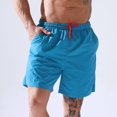 thumbnail image 2 of Men's Shorts Mens Workout Athletic Shorts Hiking Shorts Lightweight Running Workout Gym Shorts Stretch Waist Athletic Gym Short Mens Gym Shorts with Pockets, 2 of 7