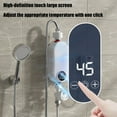 thumbnail image 6 of xaoyunyn 3500W Instant Electric Water Heater Fast Heating Tankless Shower Set for Kitchen and Bathroom High Efficiency with LED Temperature Display, 6 of 6