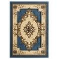 thumbnail image 2 of United Weavers Drachma Patras Traditional Medallion Area Rug, Blue, 7'10" x 7'10", 2 of 5