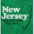 thumbnail image 2 of New Jersey We Hate You Too Benny Joke Men's Graphic T Shirt Tees Brisco Brands L, 2 of 6