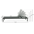 thumbnail image 4 of GDF Studio Outdoor Mesh and Aluminum Chaise Lounges, Set of 2, 4 of 11