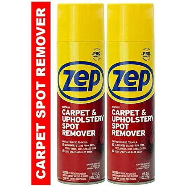 Zep Instant Carpet & Upholstery Spot and Stain Remover Aerosol (Pack of