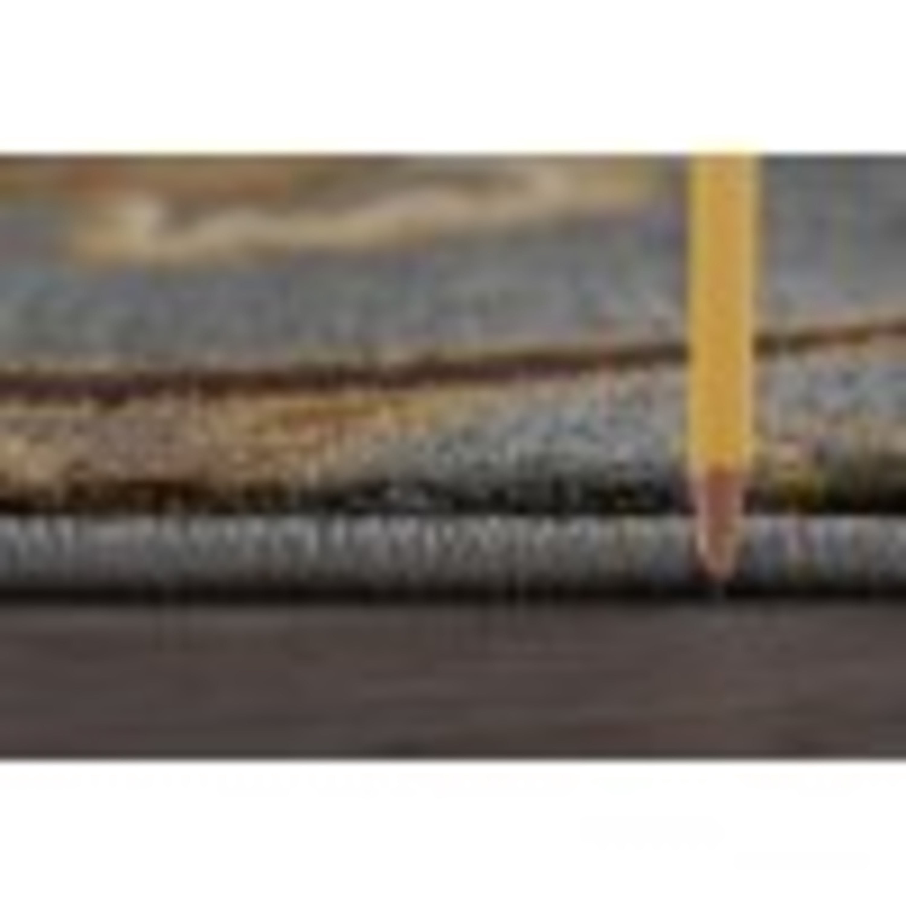 Impressions Transitional 5' Round Blue and Green Polypropylene Indoor Area Rug