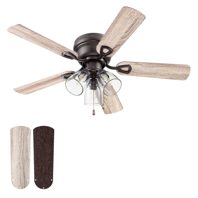 Ventilador de Techo Portage Bay Renton 107 cm Bronce Interior LED