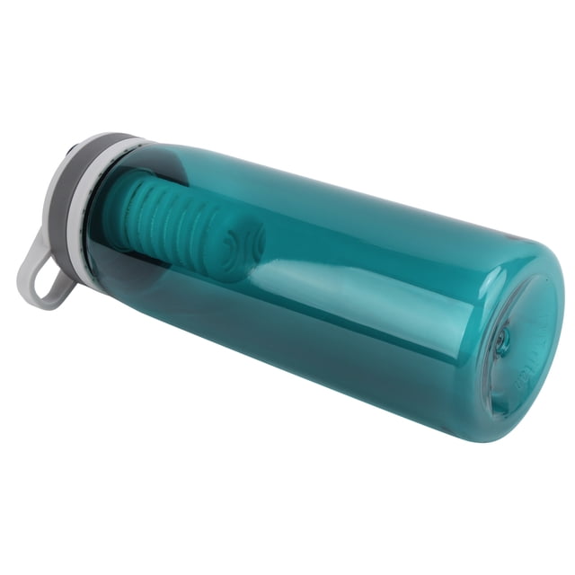 Filtered Water Bottle, Water Bottle Filter Portable For Outdoor Adventure For Camping Hiking Emergency Green