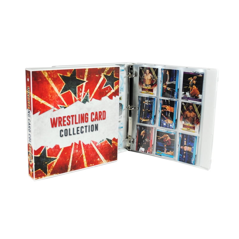 wwe trading card binder WWE Wrestling Legends Trading Cards Binder Collection 100 WWE Cards Lot