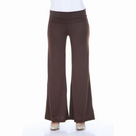 White Mark Palazzo Pants, Brown - Medium