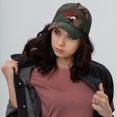 thumbnail image 2 of Bada Bing! Sopranos Dad Hat Embroidered Adjustable New Jersey Mafia Camo (Green Camo), 2 of 6