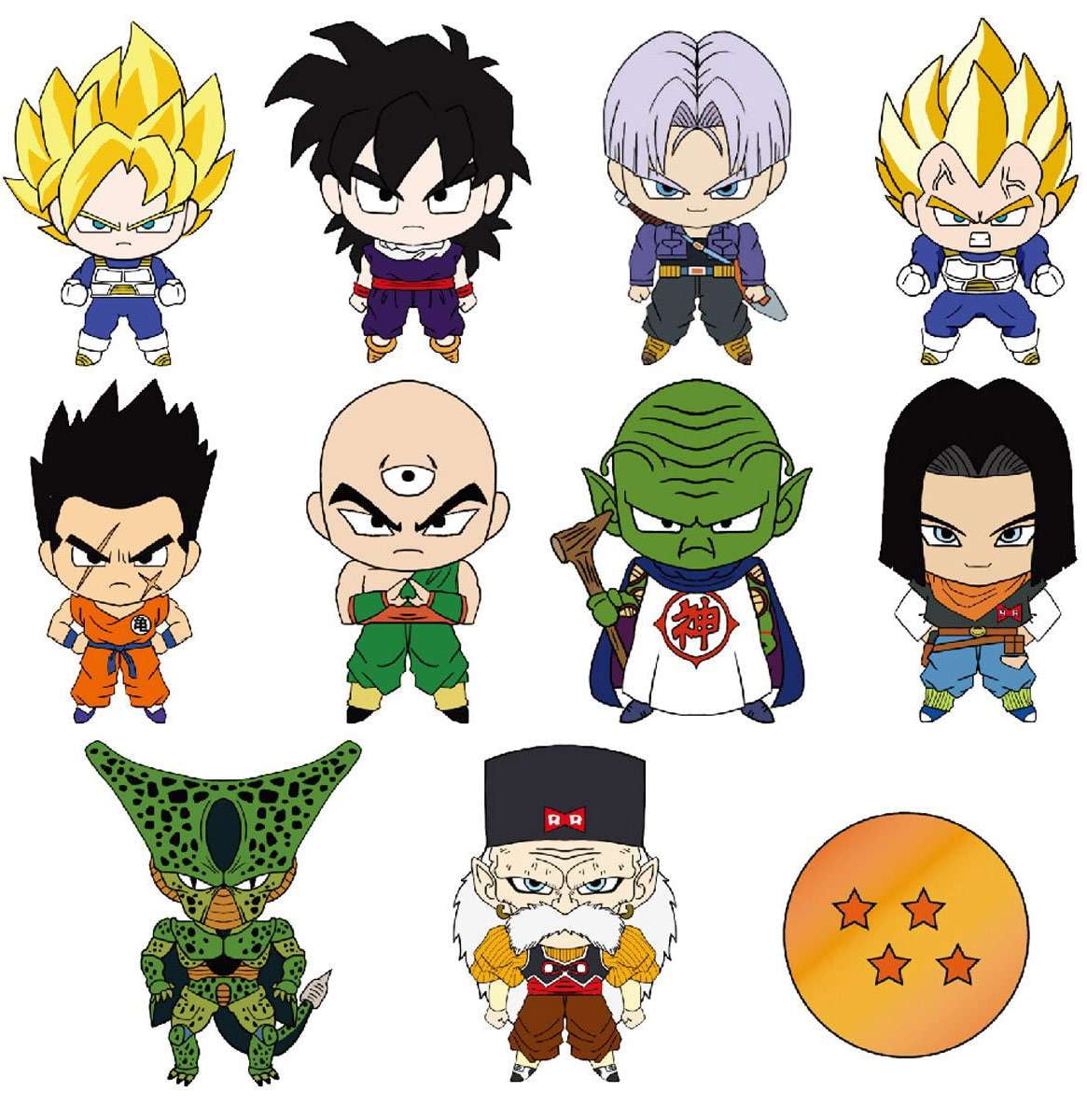 3D Figural Foam Bag Clip Dragon Ball Z Series 4 Mystery Pack