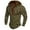 Green, variant on Men's Solid Color Hoodie Sweatshirt with Drawstring Long Sleeve Crewneck Streetwear Top for Fall
