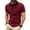 Red, variant on Men's Muscle Fit Golf Shirt Vintage Striped Soft Stretch Jersey Tee Color Block Collared Short Sleeve T-Shirts Athletic Slim Fit Summer Casual Beach Tops Lightweight