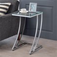 thumbnail image 4 of Bowery Hill Table de Chevet en Verre Chromé, 4 of 4