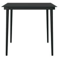 thumbnail image 4 of vidaXL 3 Piece Garden Dining Set Dark Grey, 4 of 5