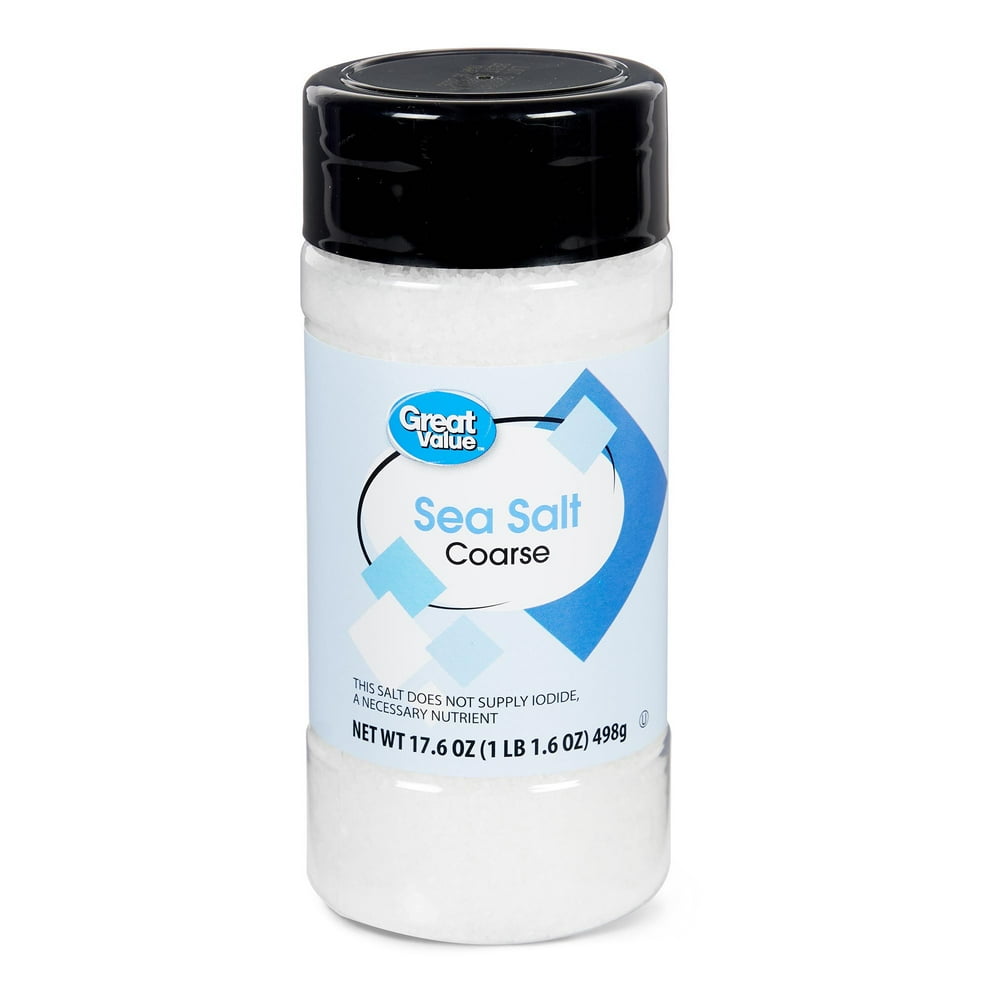 Great Value Coarse Sea Salt, 17.6 Oz
