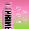 thumbnail image 4 of Prime Hydration Drink Sports Beverage "STRAWBERRY WATERMELON," Naturally Flavored, 10% Coconut Water, 250mg BCAAs, B Vitamins, Antioxidants, 834mg Electrolytes, Only 20 Calories per 16.9 Fl Oz Bottle, 4 of 9