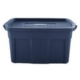 thumbnail image 5 of Rubbermaid 31 Gallon Stackable Storage Container, Dark Indigo Metallic (6 Pack), 5 of 6