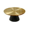 thumbnail image 4 of Meridian Furniture Martini Brushed Gold/Matte Black Coffee Table, 4 of 5