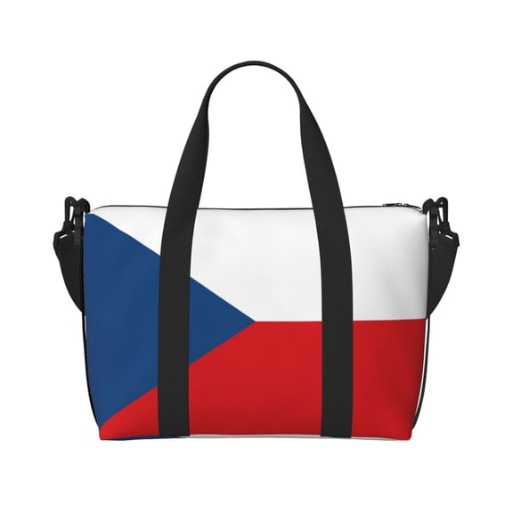 Women Men Czech Republic Gym Duffel Bag Travel Carry On Weekender Overnight Tote Personal Item Bag
