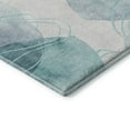 thumbnail image 4 of Addison Rugs Mayfield Washable Contemporary Organic Teal Rectangle Rug, 8' x 10', 4 of 6