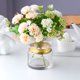thumbnail image 3 of Wosthever Ramo de clavel artificial, decoración floral, simulación de flor falsa para el hogar y la oficina Flores artificiales champán, 3 of 6