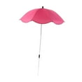 thumbnail image 3 of koolsoo Plant Umbrella Adjustable Sturdy Garden Umbrella Shade for Planters Pot Yard Rose Red, 3 of 9