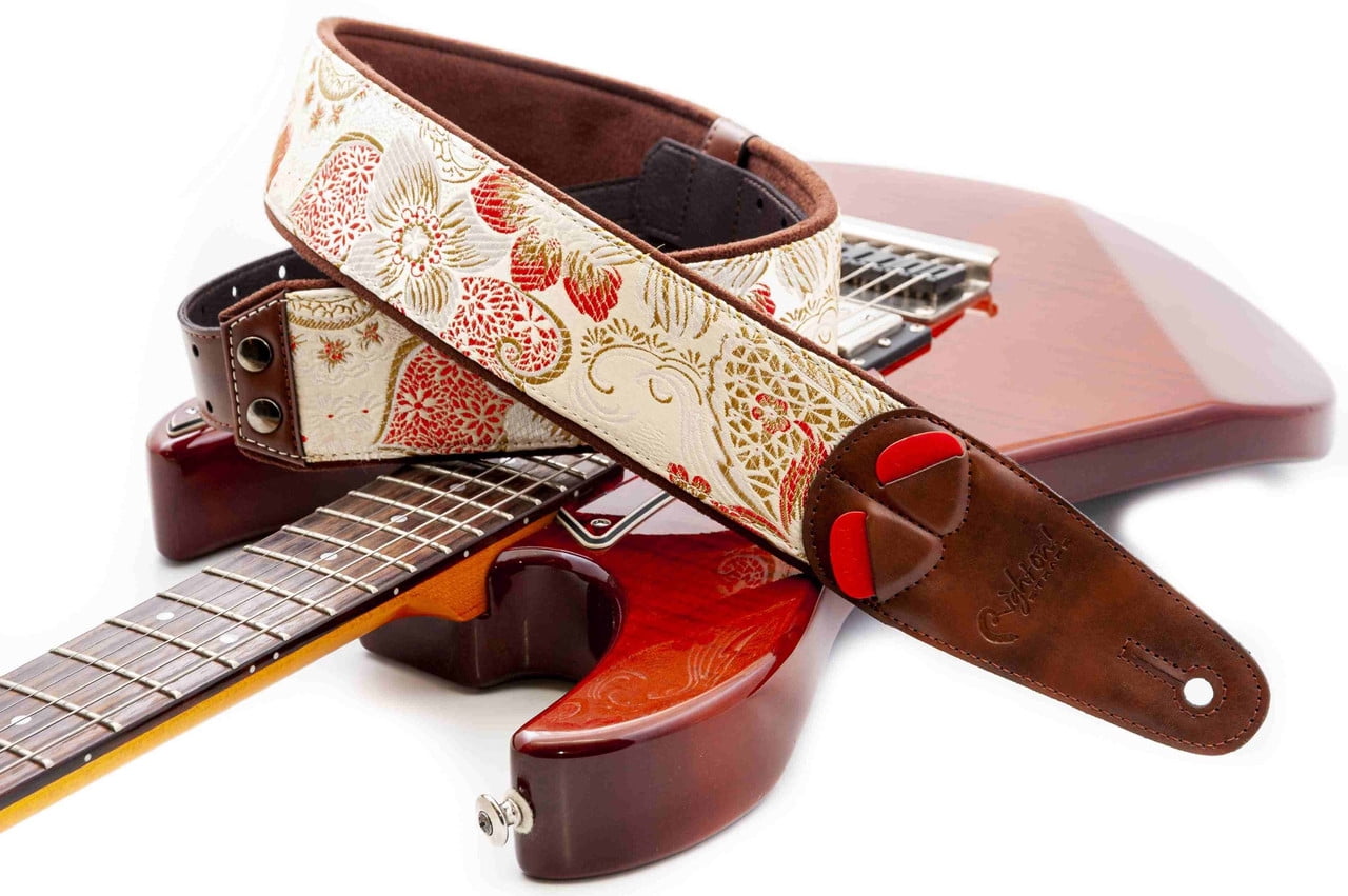 RightOn! Strap Mojo HOKKAIDO Guitar Strap Beige