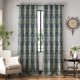 thumbnail image 1 of Cortinas Blackout jinchan Azul con Patrón Damasco 240x245 cm 2 Paneles, 1 of 9