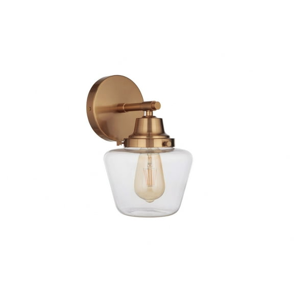 19507SB1 Craftmade Lighting Essex - One Light Wall Sconce in Transitional Style - 7 inches wide by 12.13 inches high-Satin Brass Finish