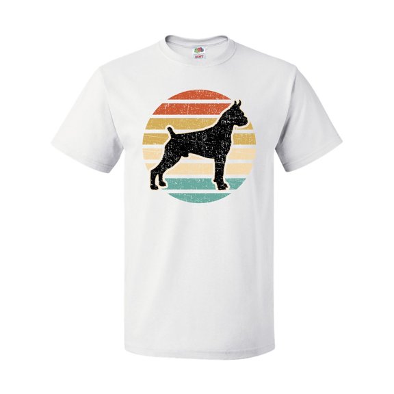 Inktastic Boxer Dog Vintage Silhouette T-Shirt