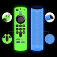 thumbnail image 3 of blanc Lumineux-housse En Silicone Pour Tlcommande Vocale Alexa (3e Gnration) (versión 2021) - Housse De Protection Complte Antichoc Lumineuse Pour, 3 of 5