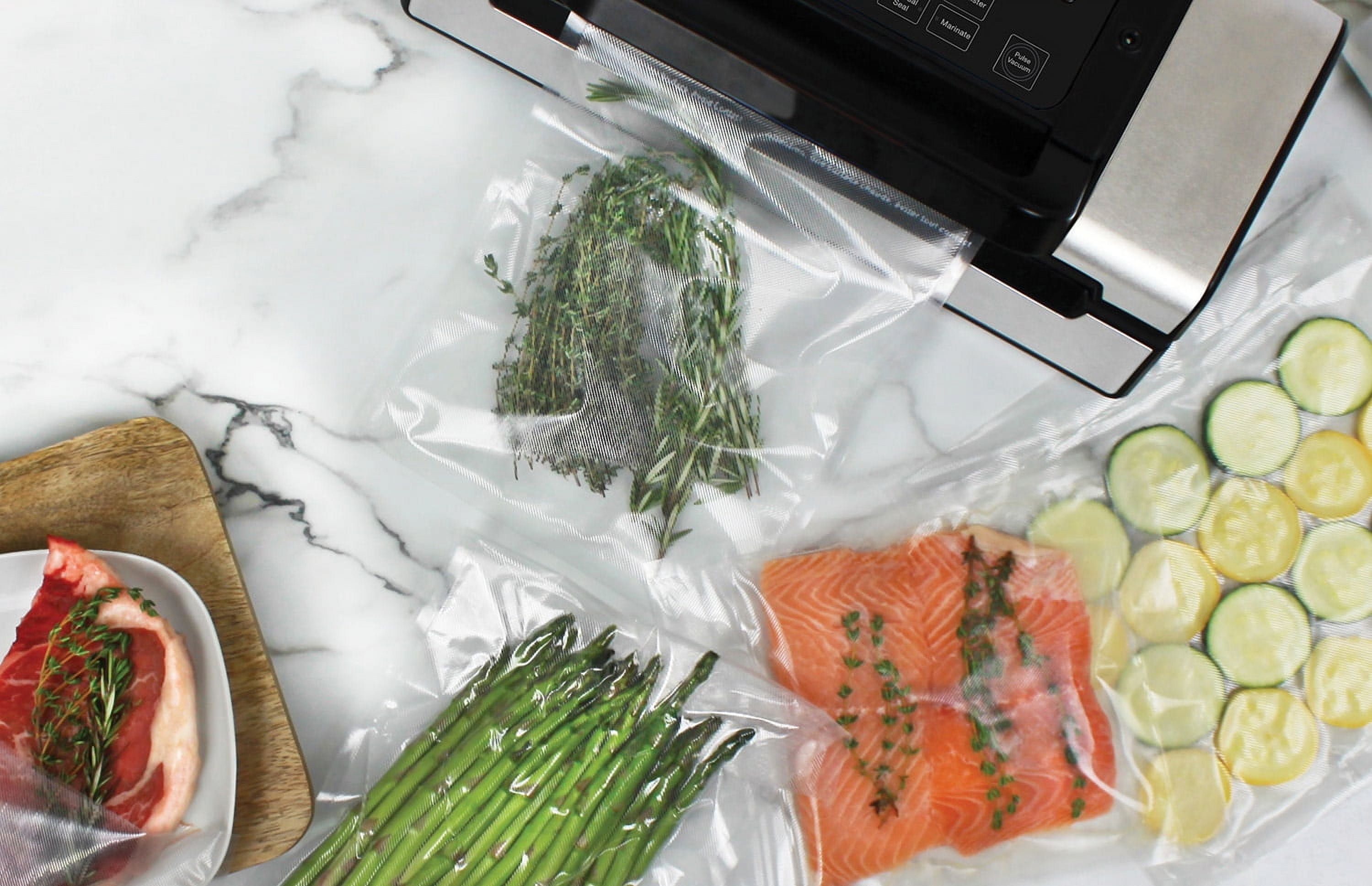 (2 pack) NESCO Quart Vacuum Sealer Bags (9" x 12"), 50-Count BPA-Free Vacuum Seal Bags for Freezer Storage and Sous Vide, Works With Nesco and FoodSaver Vacuum Sealer Machines