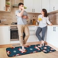 thumbnail image 6 of SKYSONIC Santa Claus 2 Pieces Kitchen Rug Cushioned Anti-Fatigue Kitchen Rugs Set for Home Office Laundry,19.7" x 27.6"+19.7" x 47.2", 6 of 7